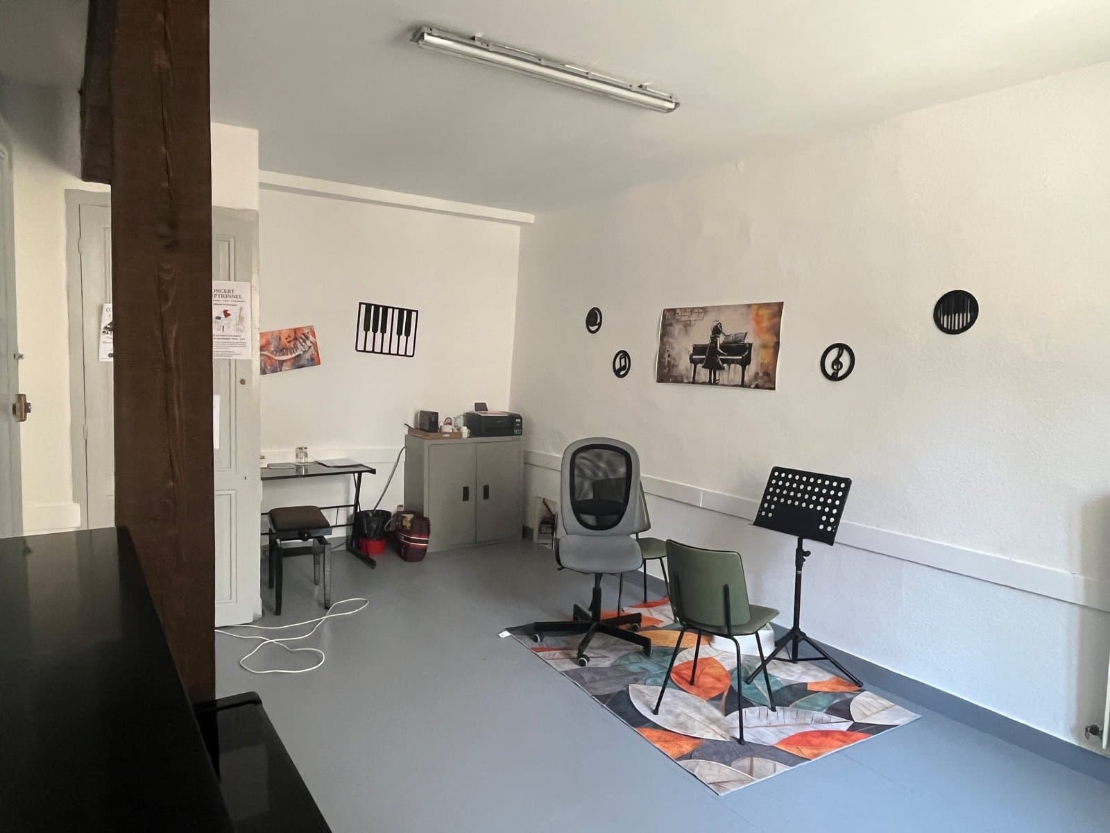 Petite salle de musique à Marnay